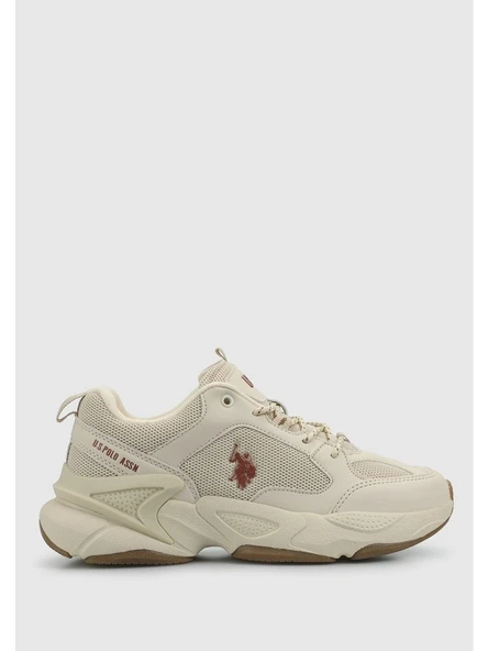 U.S. Polo 102032842 Maybe Wmn 5PR Bej Kadın Sneaker - 1