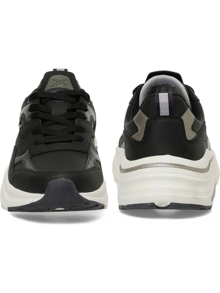 Kinetix 102019539 Talya Pu W 5PR Siyah-Beyaz Kadın Sneakers - Resim 4