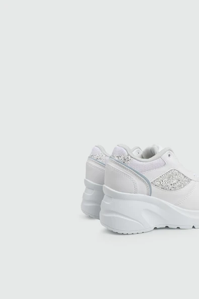 Flet 185 Beyaz Kadın Spor Sneaker - Resim 6