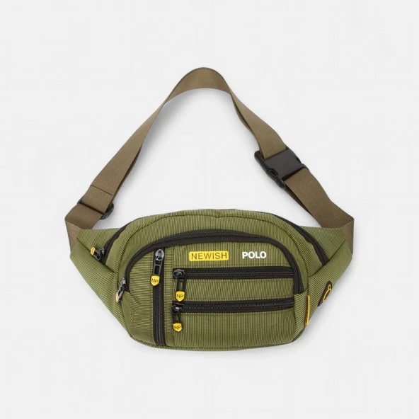 Lederax Altı Bölmeli Omuz Çantası Ve Bel Çantası NWP561 - Resim 2