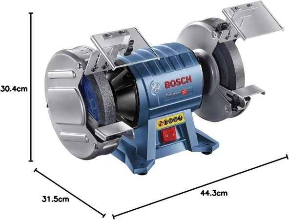 Bosch Professional GBG 60-20 Çift Çarklı Taşlama Motoru - 060127A400 - 2