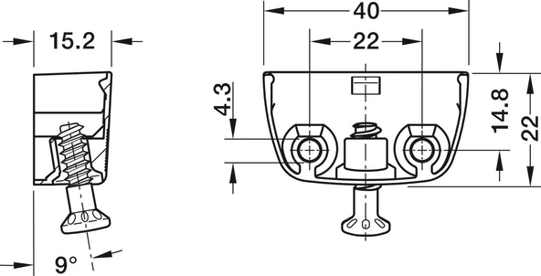 Rav Dolap Bağlantı Elemanı Rv - 3