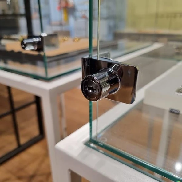 Tek Cam Kapak Kiliti-krom Kaplamalı - Resim 2