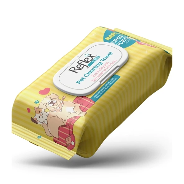 Reflex Pet Nergis Kokulu Islak Mendil 50li ürün görseli 1