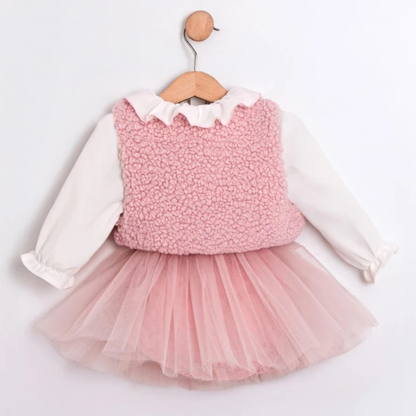 Kız Bebek 3'lü Sugar Takım CMN-3766 - Resim 4