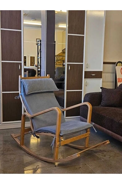 Ahşap Sallanan Sandalye - 2