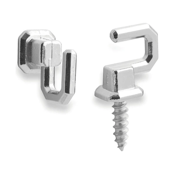 Anahtar Kolye Hediyelik Eşya Kanca Askısı Krom 6 Adet