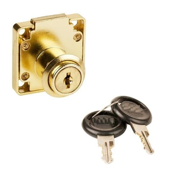 Çekmece Dolap Kapak Kiliti Altın Sarı Kaplamalı ürün görseli 1