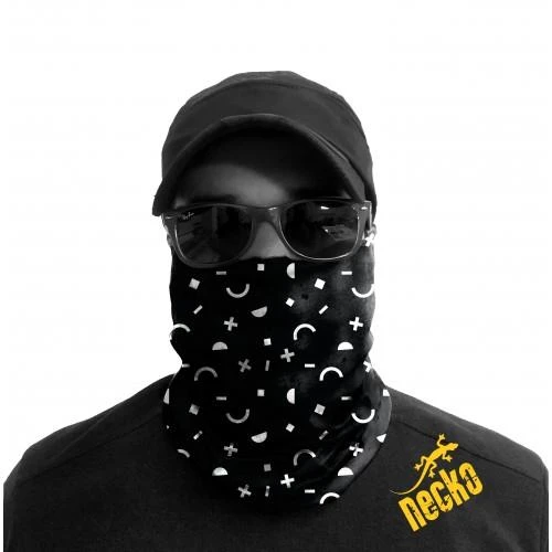 Geometrik Desen Maske 4 Mevsim Motosiklet ve Outdoor Bandana - Balaklava DN0378 - 2