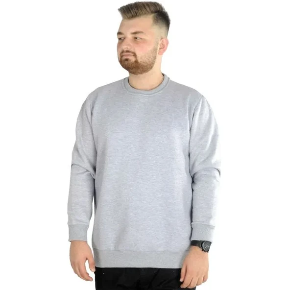 Büyük Beden Erkek Sweat Bis Yaka 20131 Grimelanj ürün görseli
