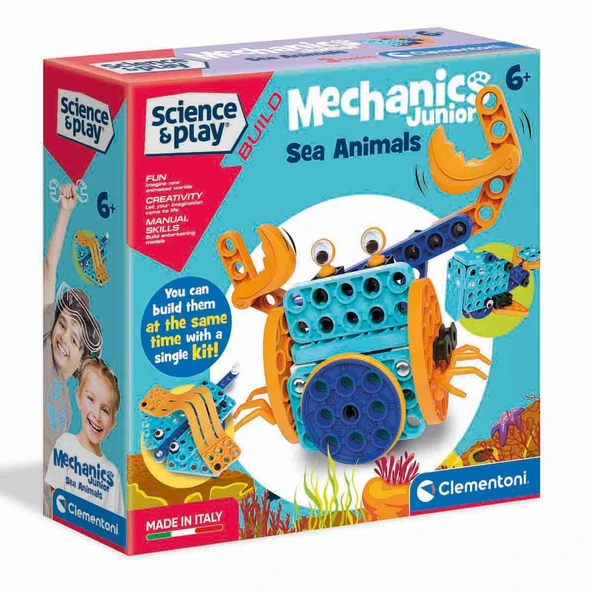 Clementoni Mechanics Junior Deniz Hayvanları 75059 ürün görseli