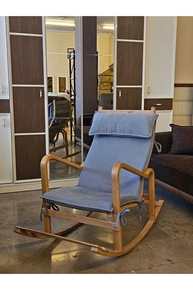 Ahşap Sallanan Sandalye - 3