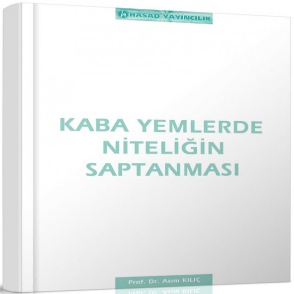 Kaba Yemlerde Niteliğin Saptanması Kitabı - 3