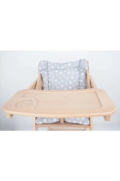 Ahşap Katlanır Mama Sandalyesi - 5