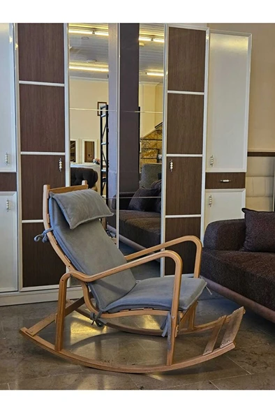 Ahşap Sallanan Sandalye