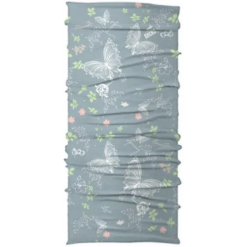Çizgi Kelebek 4 Mevsim Motosiklet ve Outdoor Bandana - Balaklava DN419 - 1