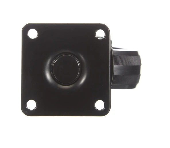 Siyah Döner Metal Maşalı Tekerlek Düz 0512 - 4 Adet - Resim 2