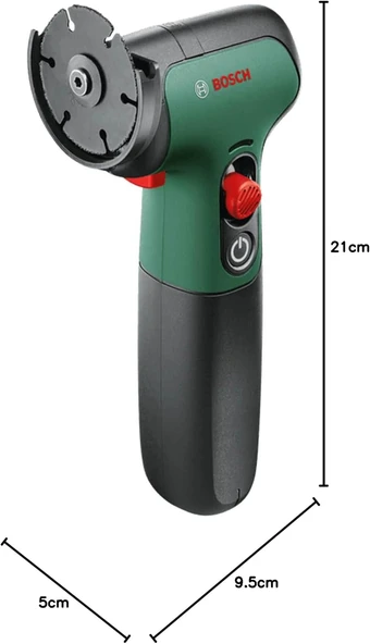 Bosch EasyCut&Grind Akülü Çok Amaçlı Ahşap &  Metal Kesici ve Taşlayıcı Çok Amaçlı El Aleti - 06039D2000 - Resim 4