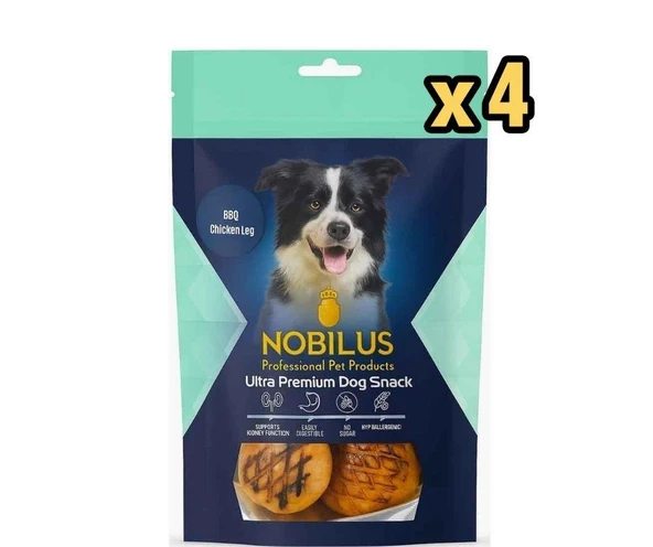 Nobilus Köpek Ödül Maması Barbekü Soslu Tavuk But 80 Gr X 4 Adet ürün görseli 1