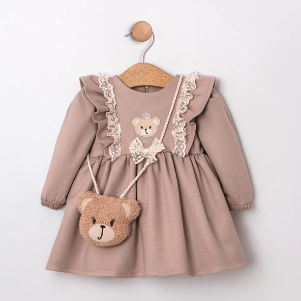 Kız Bebek Toffee Elbise CMN-3737