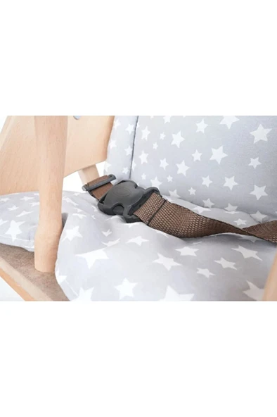 Ahşap Katlanır Mama Sandalyesi - 6