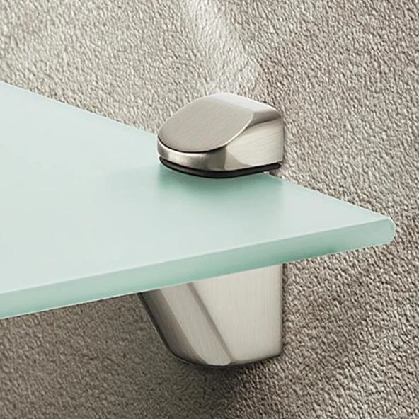 Raf Tutucu Cam-ahşap Parlak Krom 4-25 Mm. - 2 Adet - Resim 3