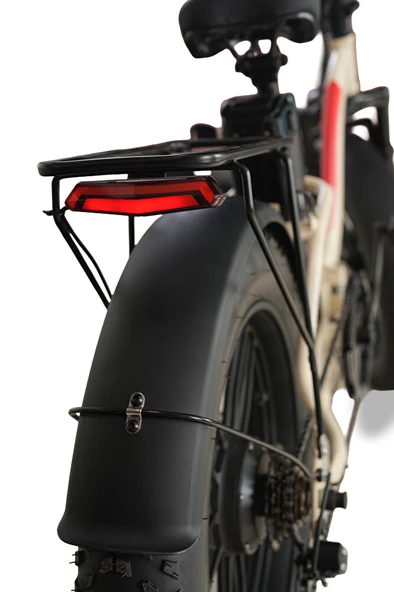 Bike -S Model Elektrikli Katlanılabilir Bisiklet Eğimli Kadro - 6