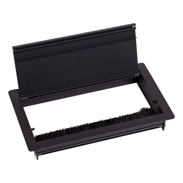 Mat Siyah Fırçalı Kablo Kanal Kapağı 295 mm - Resim 2