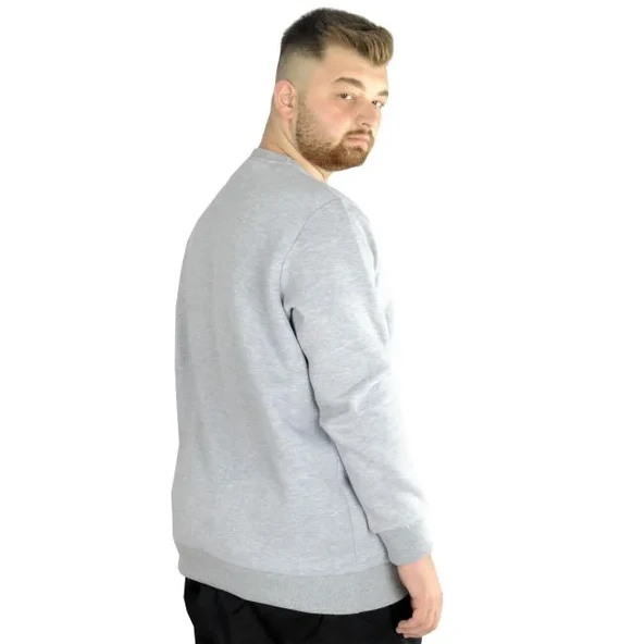 Büyük Beden Erkek Sweat Bis Yaka 20131 Grimelanj - Resim 2
