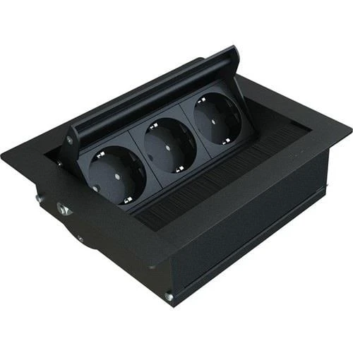 Revo-Line Dönmeli Masaüstü Priz Kutusu USB - Antrasit 10.8100 ürün görseli