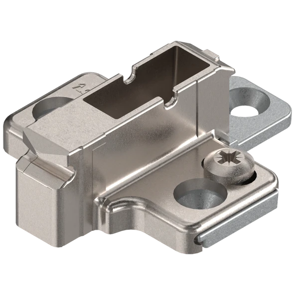 Blum Clip Menteşe Tabanı, Haç tipi, 9 mm, Zamak, Vidalı 175H7190 ürün görseli 1