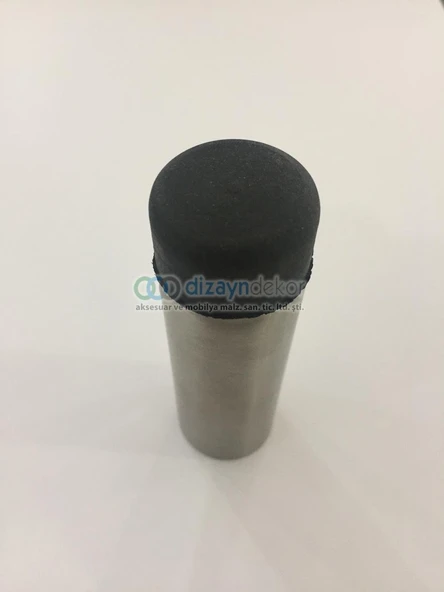 Duvara Kapıya Monte Kapı Stoperi Parlak Paslanmaz 8 Cm