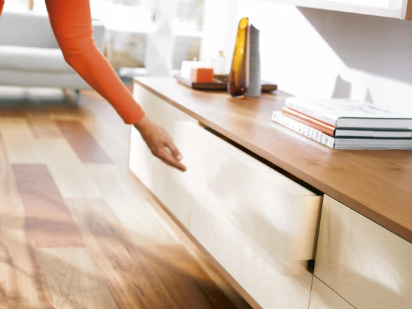 550f4500t Blum Tek Açılım Tipon Basaç Ray 45 Cm - Resim 6