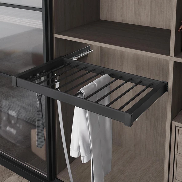 Antrasit Gizli Blum Tandem Raylı Frenli Pantolonluk S6707-6710 ürün görseli