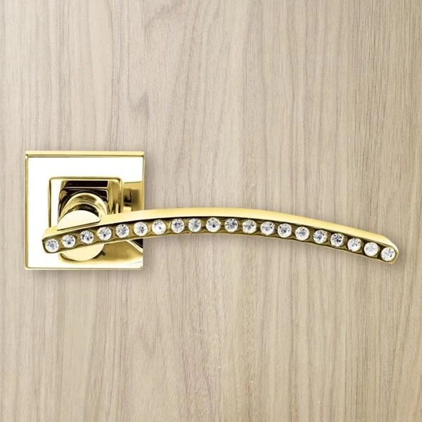 Kapı Kolu Taşlı Saten Krom 503kt Wc - Resim 2