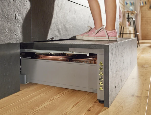 Blum Space Step Baza Basamağı Seti 410 mm. Z95.4100SP-ST - Resim 3