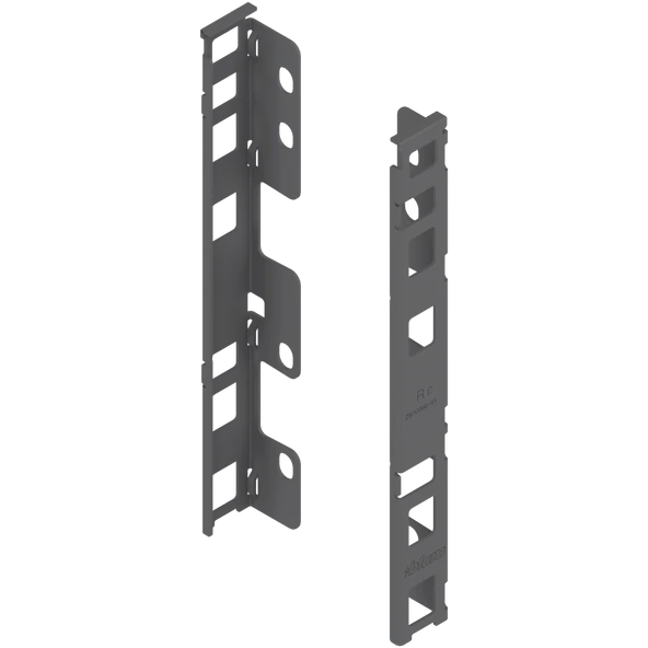 Blum İç Kiler Çekmecesi Legrabox Pure C Yüksek Yanak Önü Camlı 45 Cm. Frenli Blumotion Orion Gri Antrasit - Resim 3