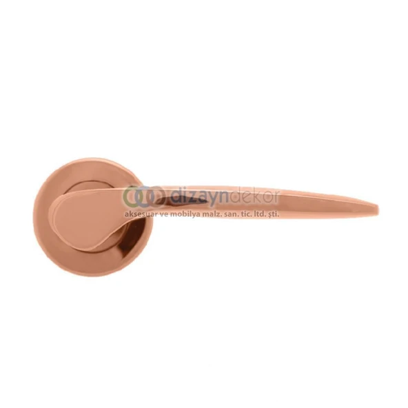 Rozetli Kapı Kolu Pasl. Pvd Bronz Oda Tipi ürün görseli 1
