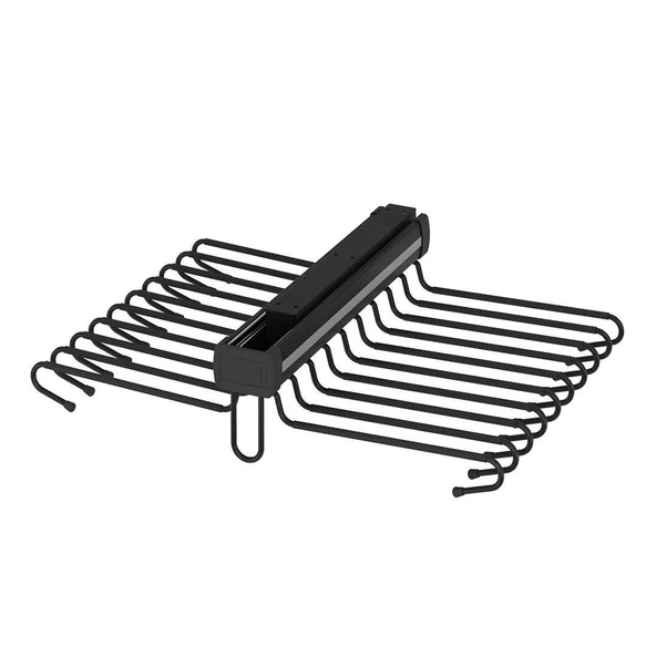 Beyaz Lüx Alüminyum Çiftli Pantolonluk S6723 - Resim 2