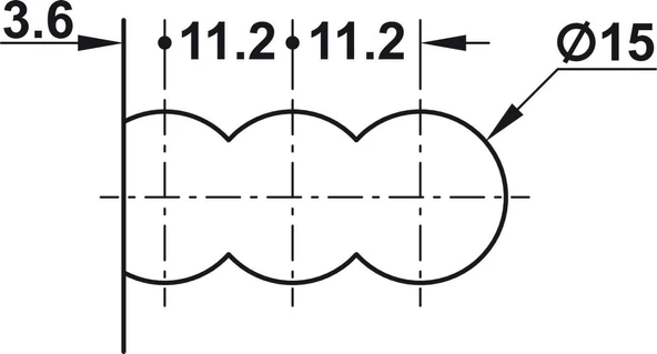 Lamello Cabineo RTA Dolap Bağlantı Elemanı - Siyah 12 Adet - Resim 8