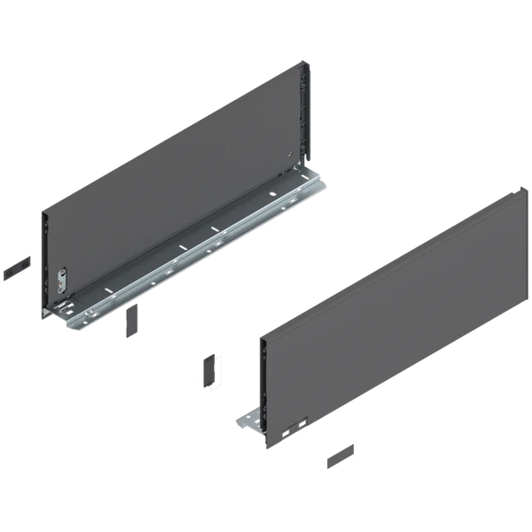 Blum Legrabox Pure C Yüksek Yanak 45 Cm. Frenli Blumotion Orion Gri Antrasit - Resim 2