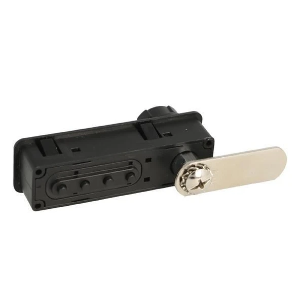 Şifreli Mandallı Dolap Kapak Kiliti Yatay Siyah Ekonomik - Sağ - 3