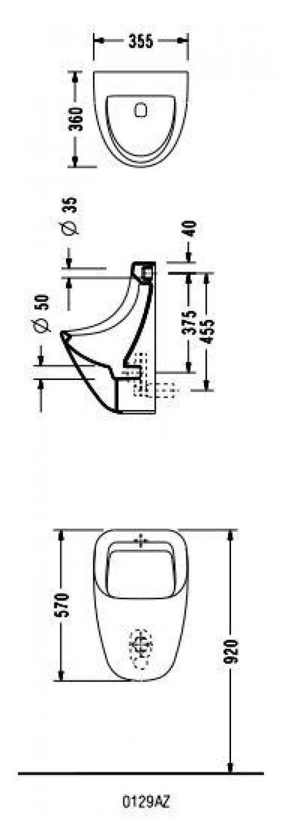 Serel Smart Pisuvar 0129AZS110H - 2