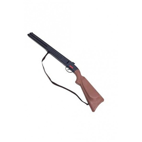 Çift Namlulu Gırgır Sesli Oyuncak Av Tüfeği 71cm - 2