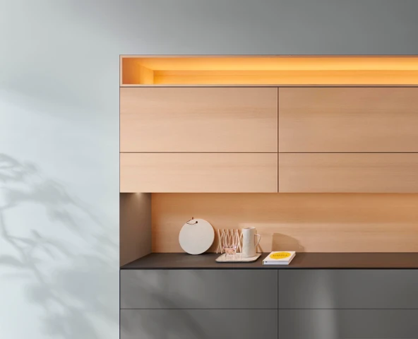 Blum Aventos HF Top Çiftli Kalkar Kapak Mekanizma Seti 28-39 - 2