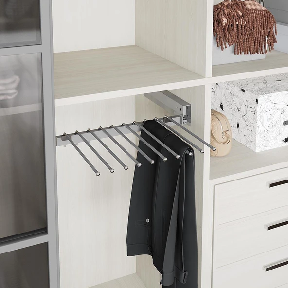 Pantolon Askılığı 10 Lu Raylı S6035 - 4