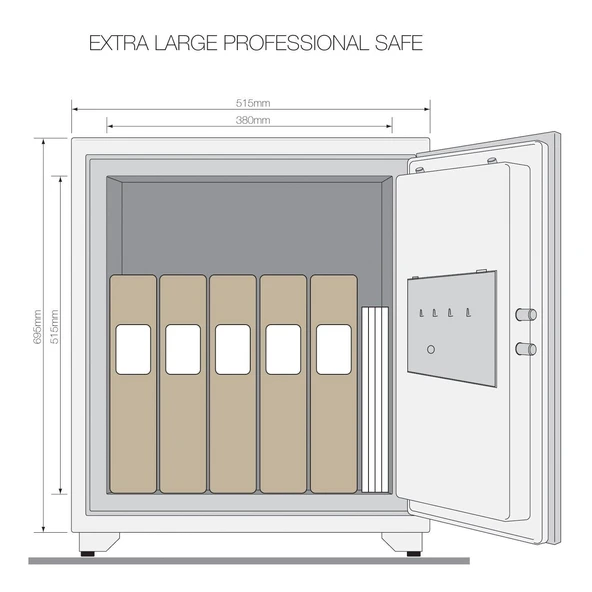 Yale Yangın Sertifikalı Kasa - Mega Boy - YFM/695/FG2 - 2
