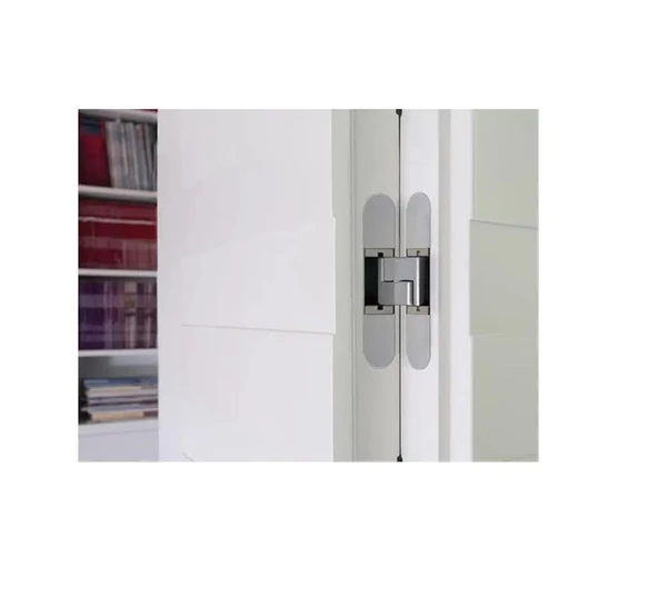 AGB Gizli Ayarlı Gömme Kapı Menteşesi ECLIPSE 3.2 Mat Siyah - Resim 6