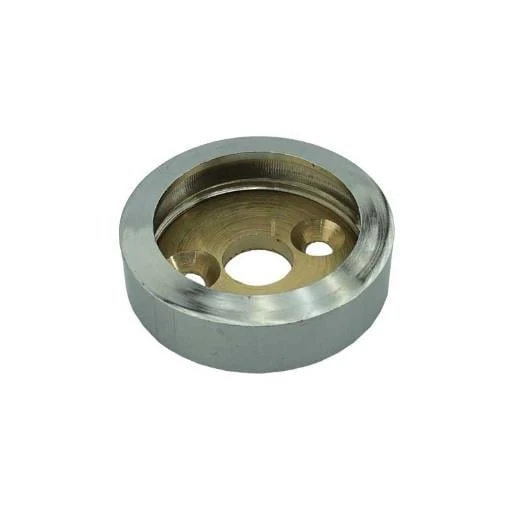 Pirinç Yuvarlak Krom Boru Flanşı - 2 Adet ürün görseli 1