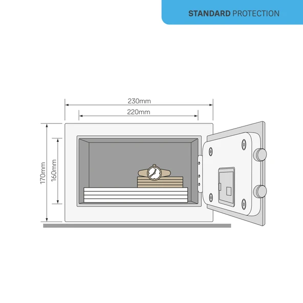 Yale Kollu Kasa - Mini Boy - Mavi - YSV/170/DB1/B - 2